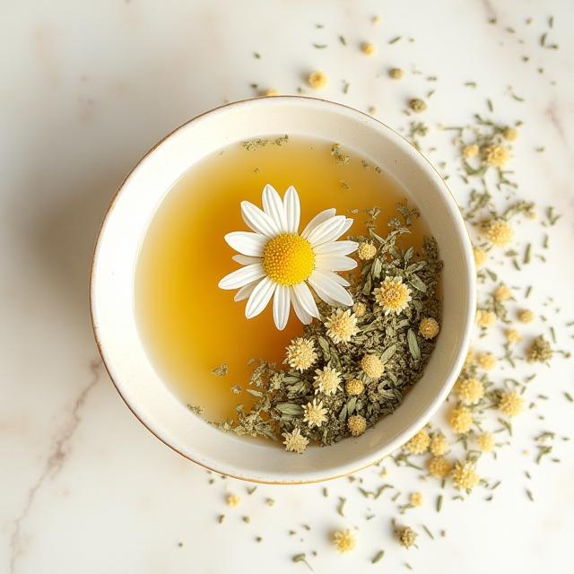 Rentouttava yrttitee